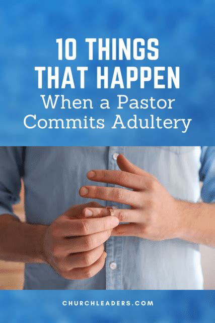 But then things took a sudden and dramatic turn: A. . Pastor commits adultery 2022